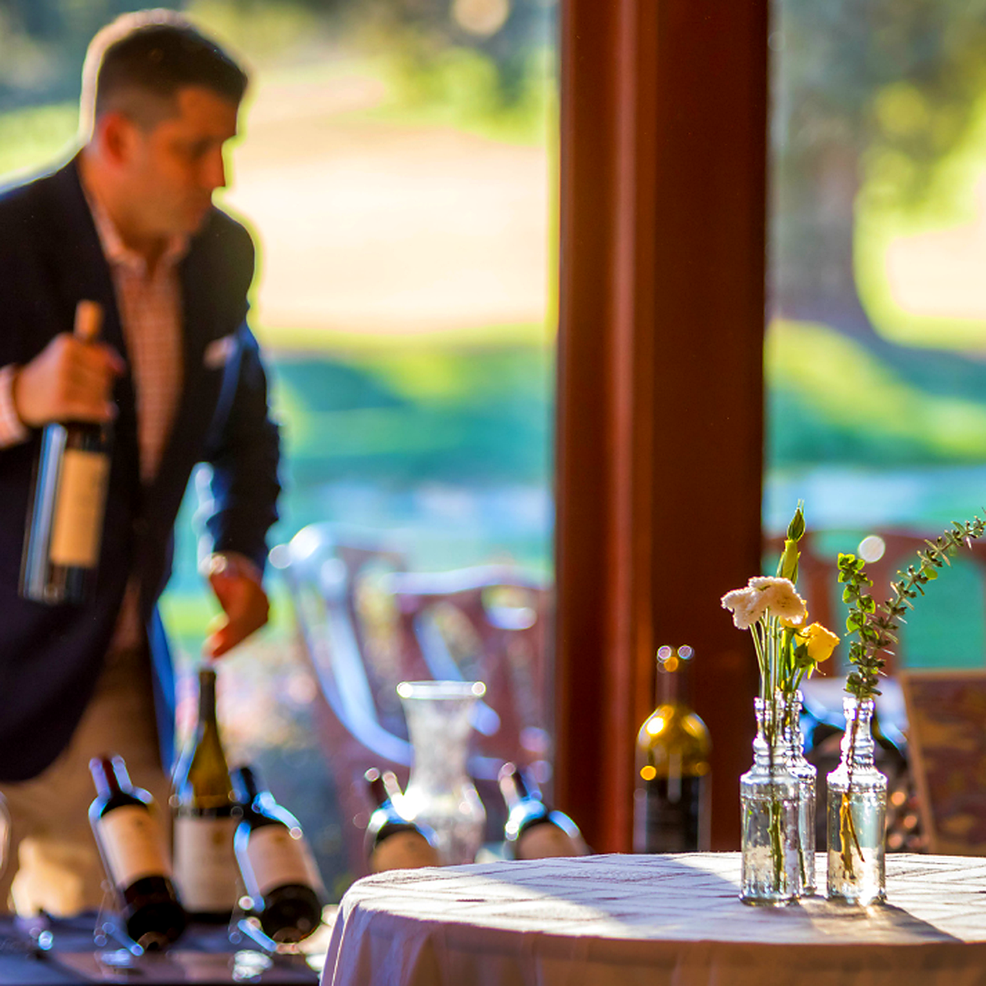 An extensive cellar, handpicked by our Certified Sommelier.
