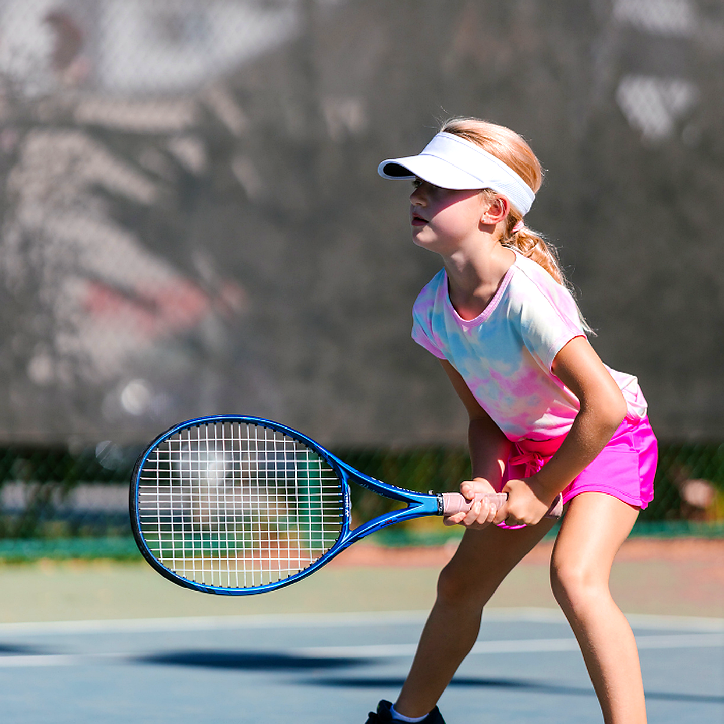 Tennis and pickleball, morning through night.